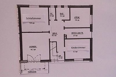 Grundriss der Wohnung